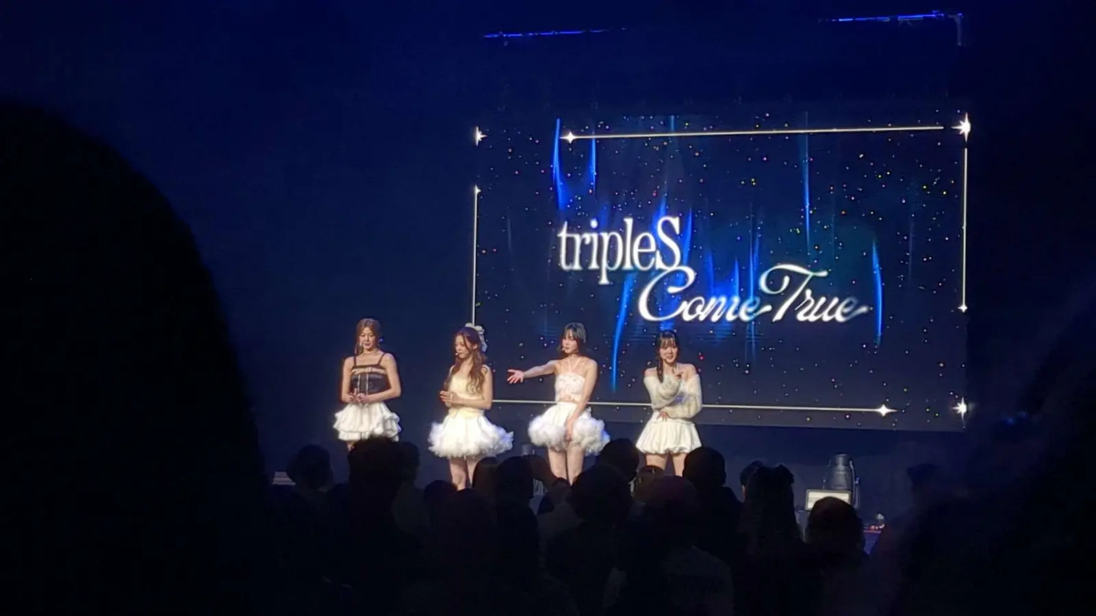 tripleS performing during the Come True tour